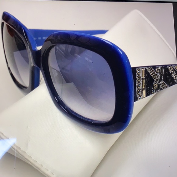 Judith LieberStunningCrystalEncrustedSunglasses - Picture 2 of 8